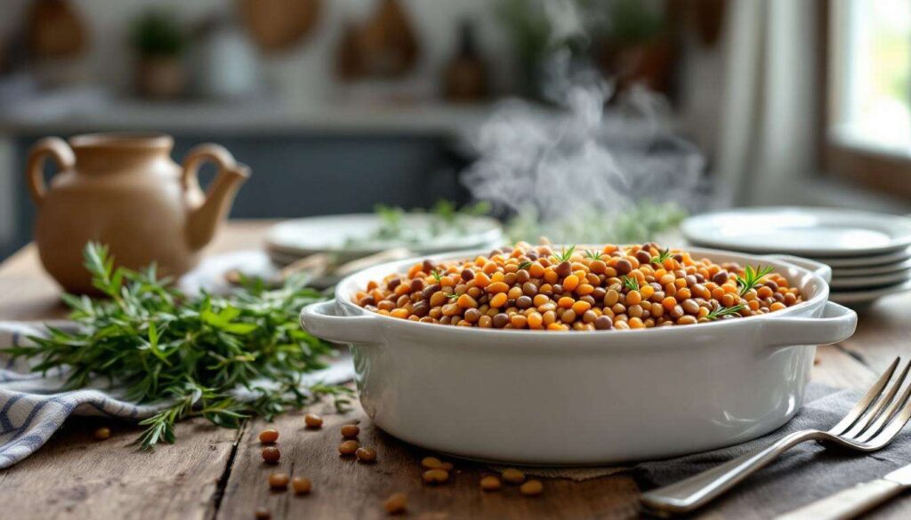 Cuire les lentilles au four : bienfaits et différences par rapport à la cuisson à l'eau