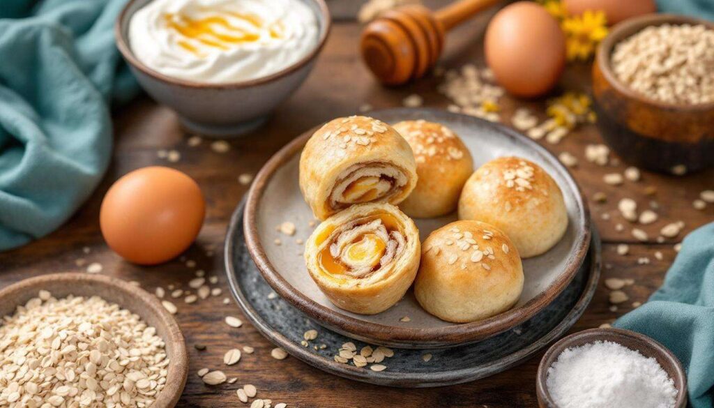 Recommandé par les nutritionnistes : petits pains aux flocons d'avoine sans farine