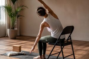 Yoga sur chaise gratuit : guide pratique pour débuter